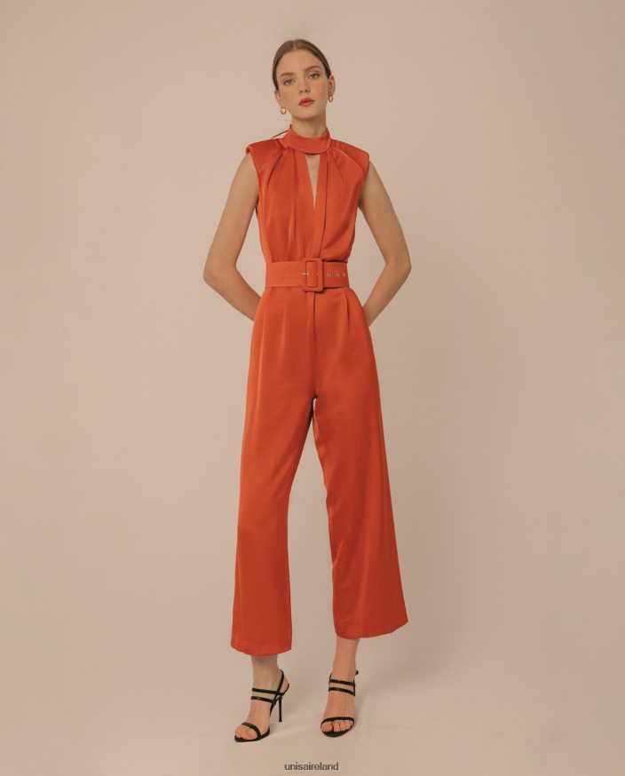 Graceful 80842D1255 Women Unisa Jumpsuit with shoulder pads
