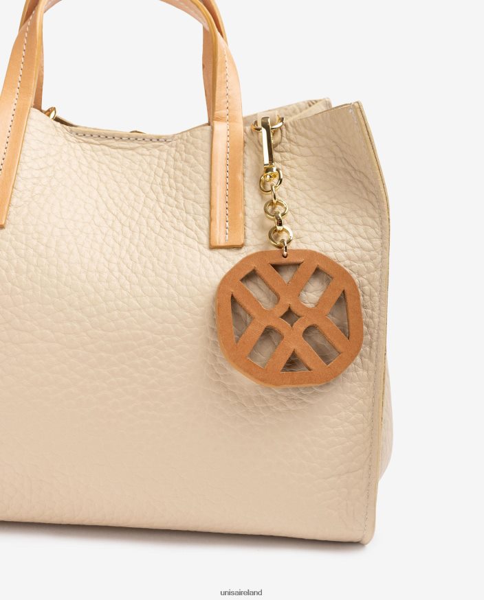 Beige 80842D1163 Women Unisa Small handbag with a handle