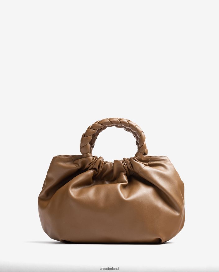 Brown 80842D1174 Women Unisa Round handle handbag