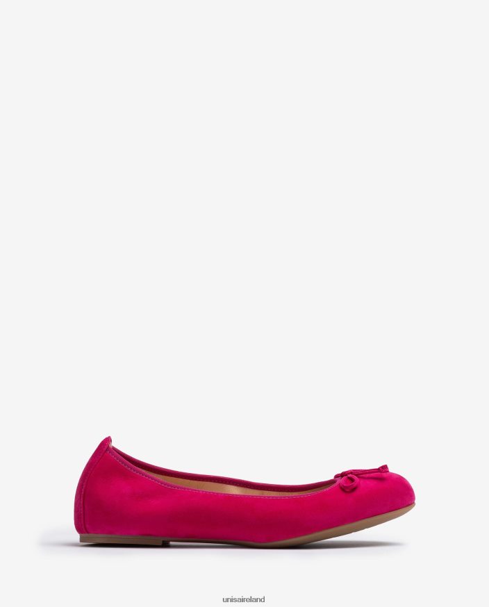 Pink 80842D636 Women Unisa Round toe ballerina shoe