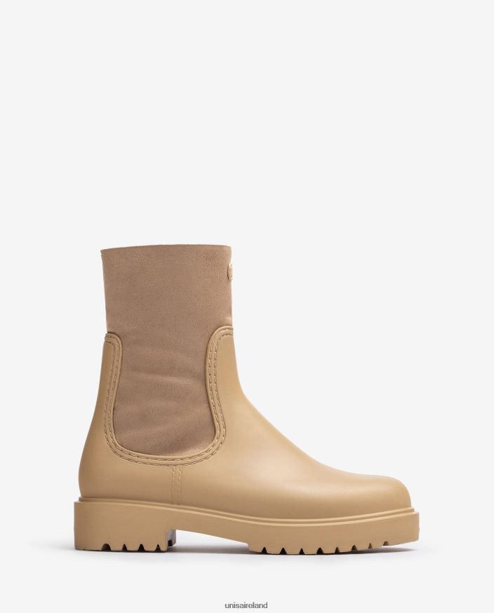 Beige 80842D866 Women Unisa Rubber boot