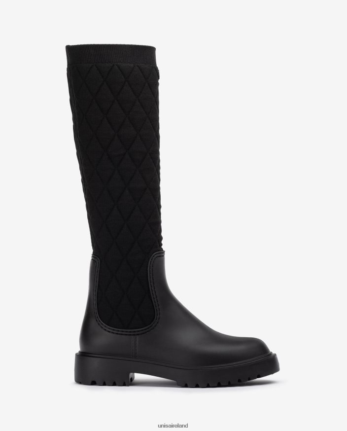 Black 80842D1067 Women Unisa Rubber boot