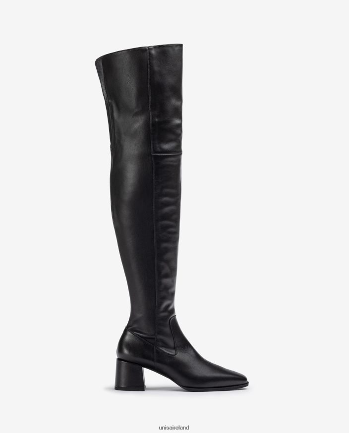 Fashion 80842D1041 Women Unisa Thigh boot with a square toe