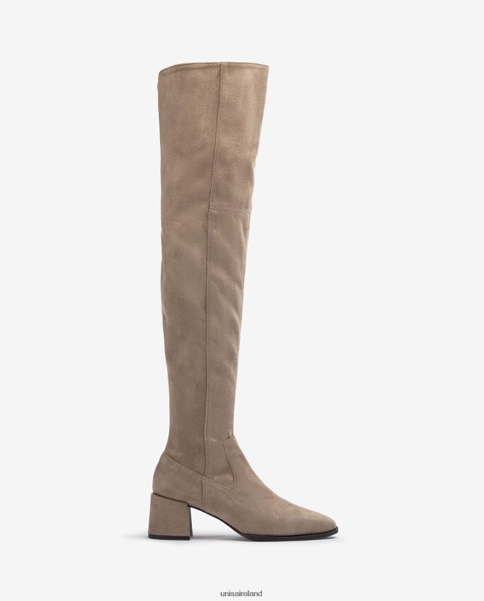 Fashion 80842D1042 Women Unisa Thigh boot with a square toe