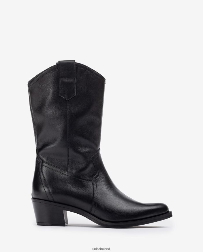 Fashion 80842D1053 Women Unisa Cowboy style leather boot