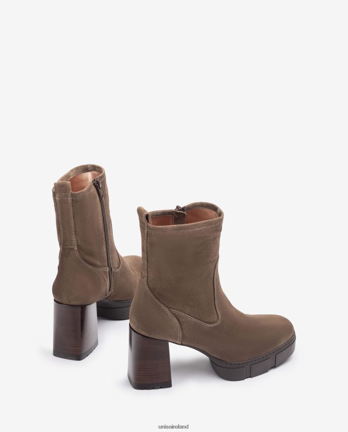 Fashion 80842D951 Women Unisa Ankle boot with a heel and a track platform