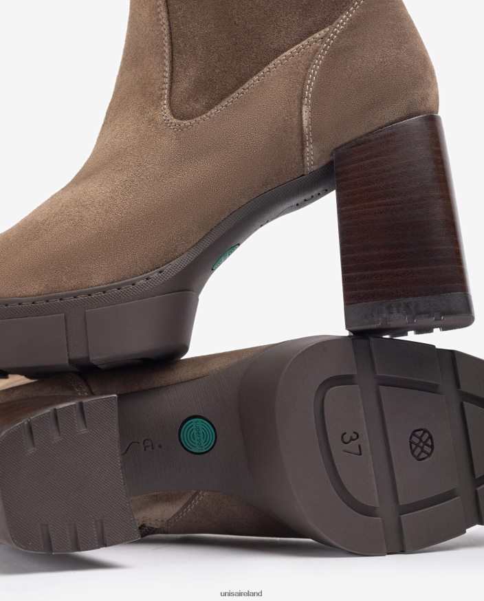 Fashion 80842D951 Women Unisa Ankle boot with a heel and a track platform