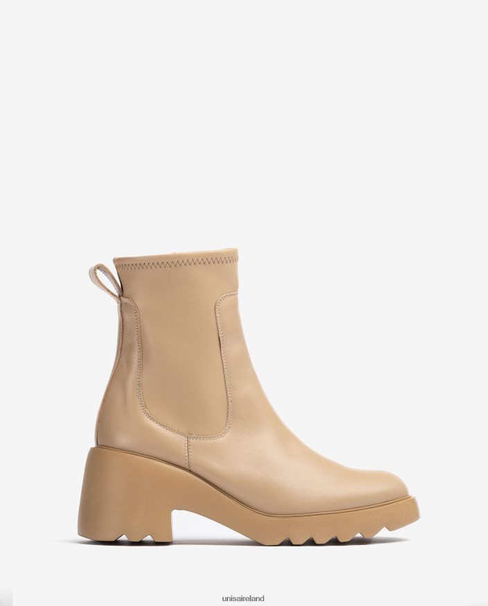 Fashion 80842D980 Women Unisa SuperLight ankle boot with a stretch fabric quarter top line