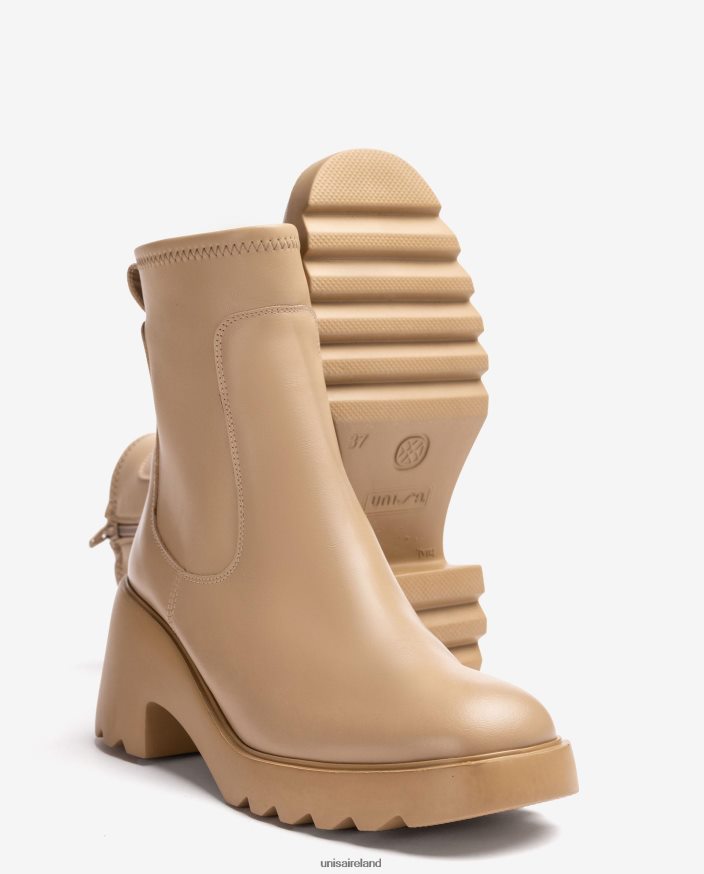 Fashion 80842D980 Women Unisa SuperLight ankle boot with a stretch fabric quarter top line