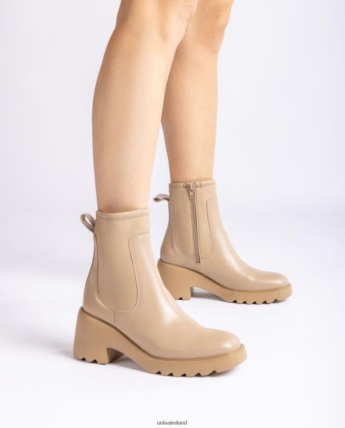 Fashion 80842D980 Women Unisa SuperLight ankle boot with a stretch fabric quarter top line