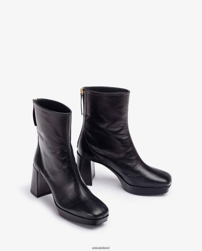 Fashion 80842D993 Women Unisa Ankle boot with a heel and a platform