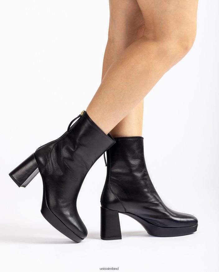 Fashion 80842D993 Women Unisa Ankle boot with a heel and a platform