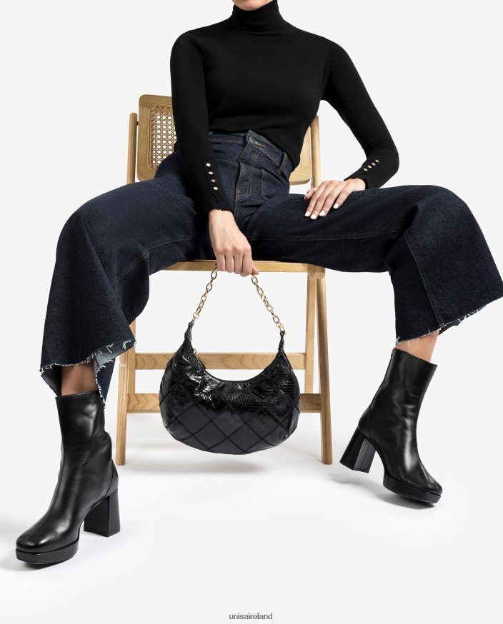 Fashion 80842D993 Women Unisa Ankle boot with a heel and a platform