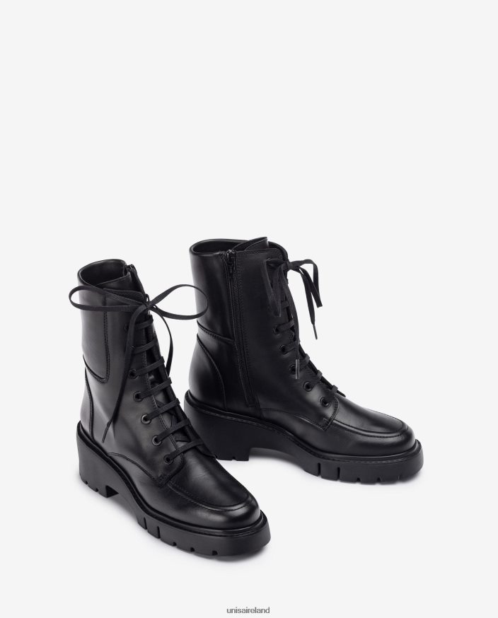 Graceful 80842D929 Women Unisa Ankle boot with a track sole and laces