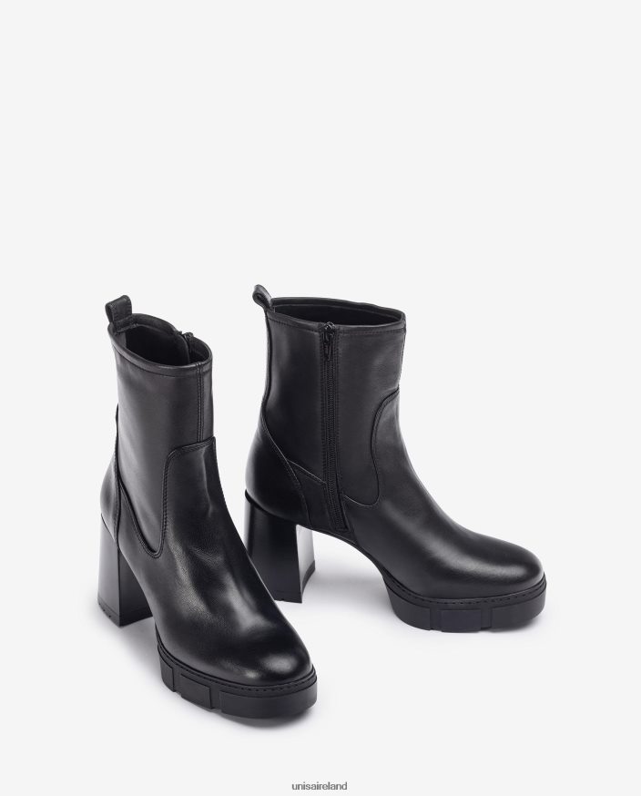 Graceful 80842D952 Women Unisa Ankle boot with a heel and a track platform