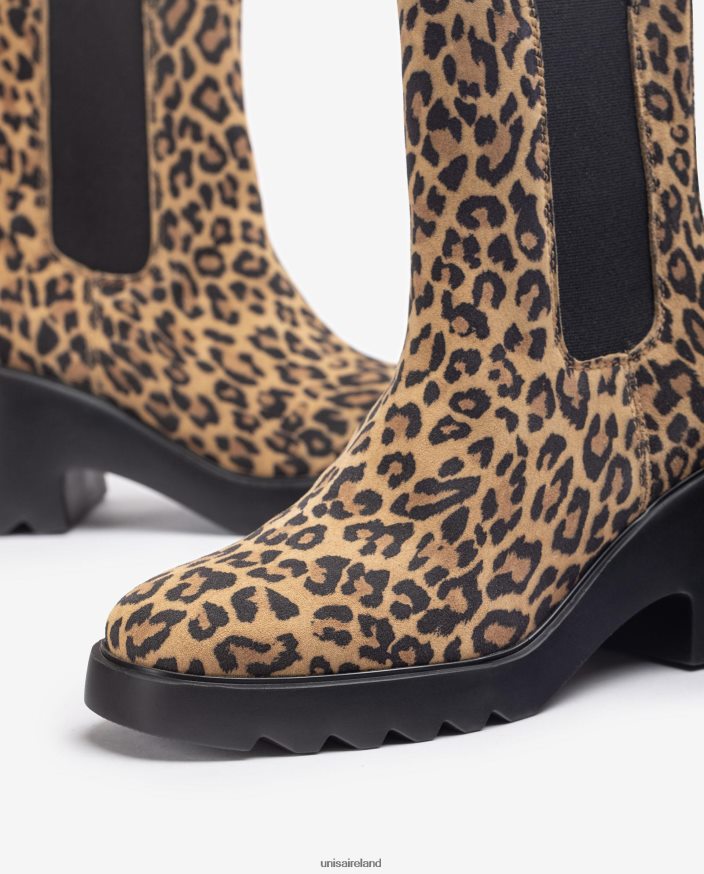 Graceful 80842D985 Women Unisa Ankle boot with side gussets and a zip