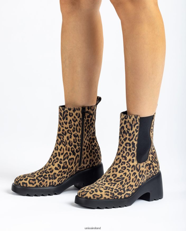 Graceful 80842D985 Women Unisa Ankle boot with side gussets and a zip