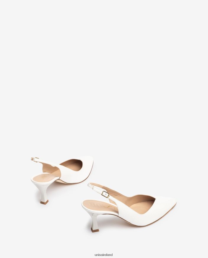 Fashion 80842D838 Women Unisa D\'Orsay ankle strap sling back shoe with a painted heel