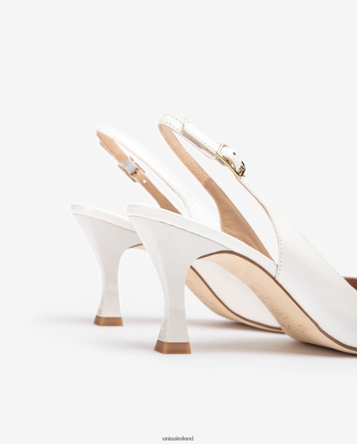 Fashion 80842D838 Women Unisa D\'Orsay ankle strap sling back shoe with a painted heel