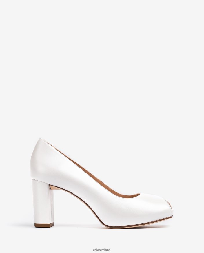 Fashion 80842D842 Women Unisa Bridal high heel leather peep toe shoes