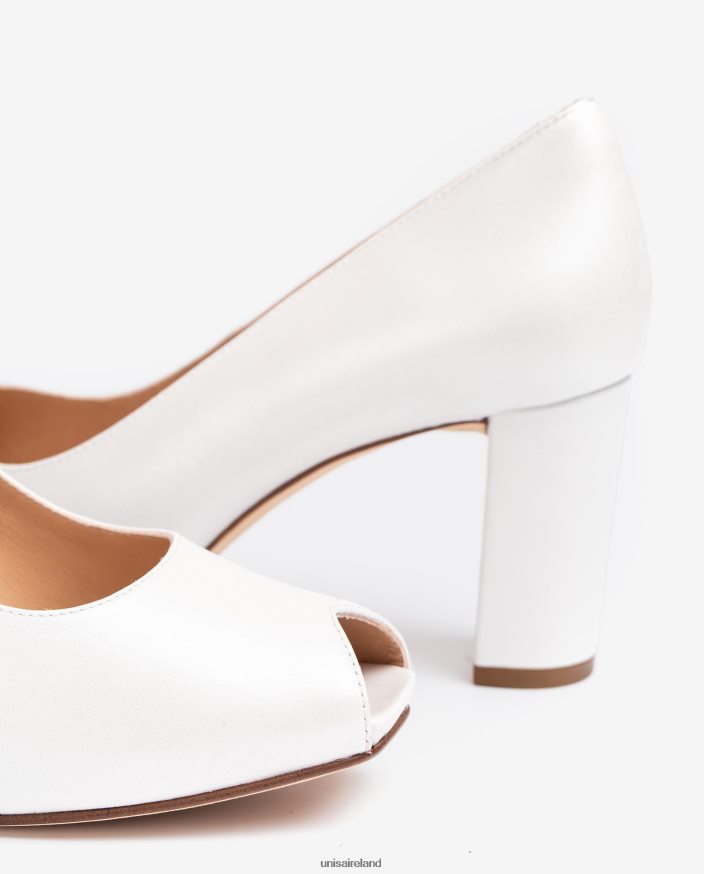 Fashion 80842D842 Women Unisa Bridal high heel leather peep toe shoes