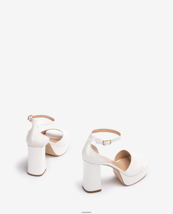 Graceful 80842D836 Women Unisa Bridal square toe sandal with a platform