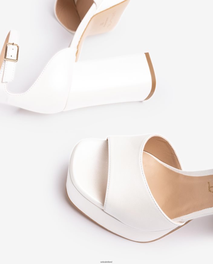 Graceful 80842D836 Women Unisa Bridal square toe sandal with a platform