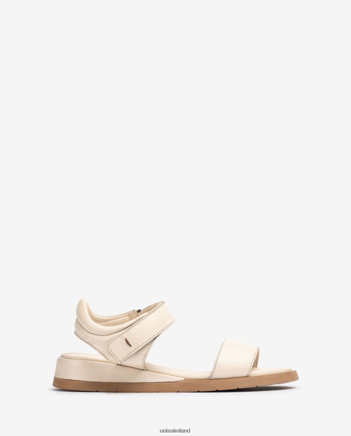 Brown 80842D114 Women Unisa Comfortable leather sandal