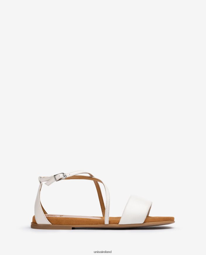 Fashion 80842D350 Women Unisa Flat leather sandal