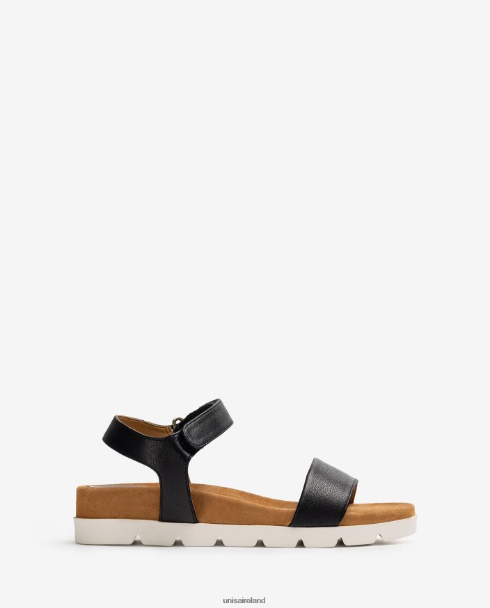 Graceful 80842D399 Women Unisa Sandals with hook and loop strap