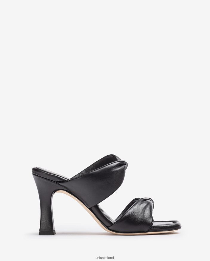 Black 80842D264 Women Unisa Twist strap sandal