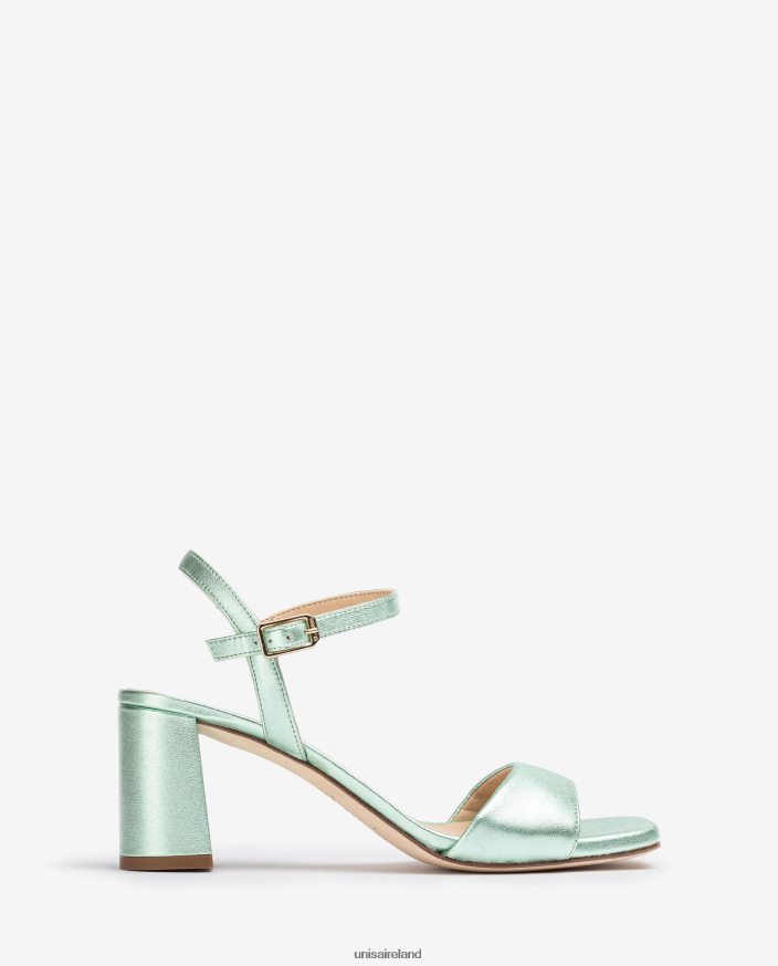 Blue 80842D206 Women Unisa Square sole sandal