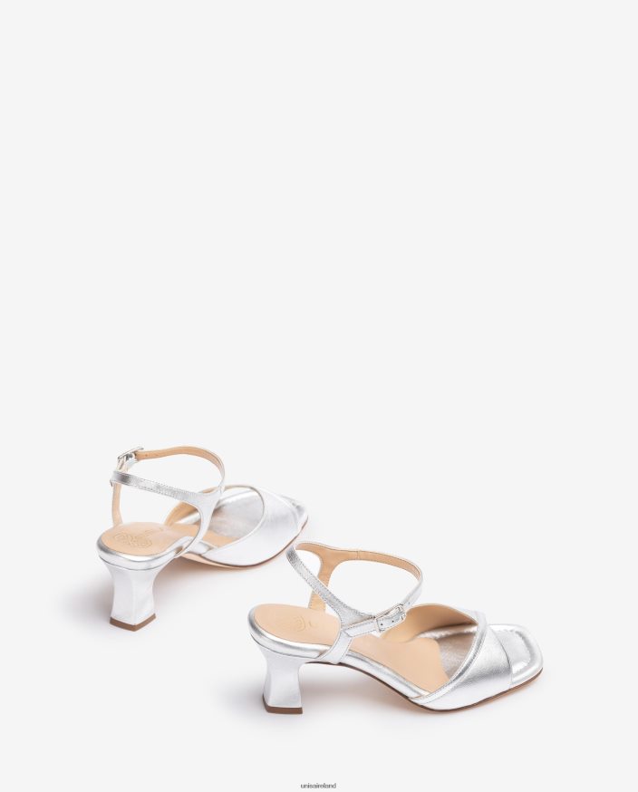 Silver 80842D184 Women Unisa Smart sandal with a comfortable heel