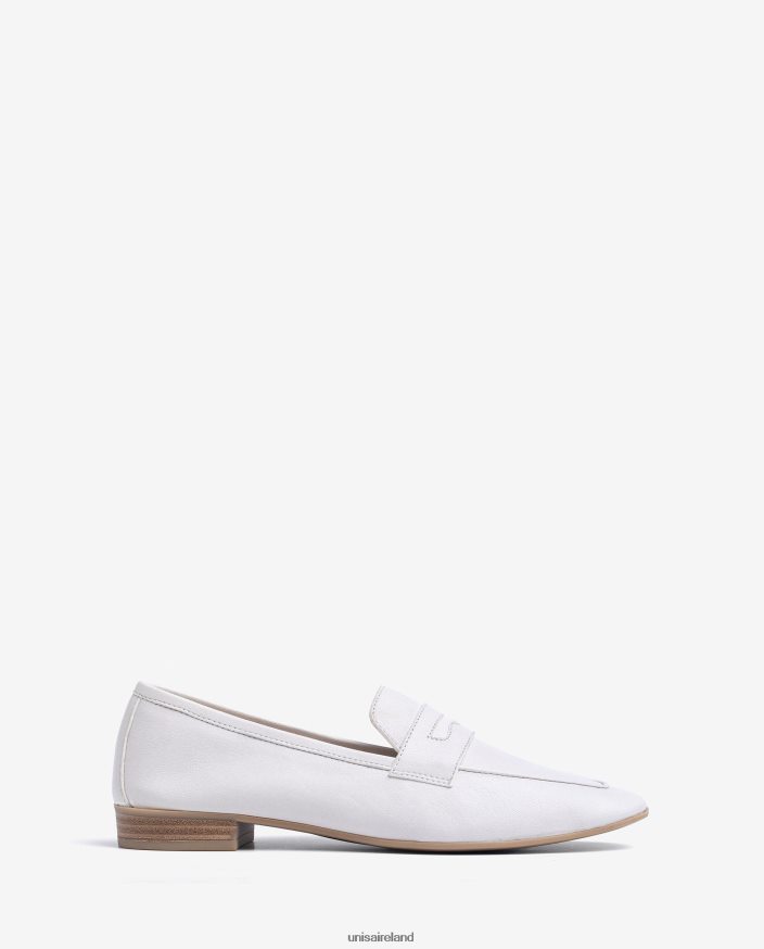 White 80842D618 Women Unisa Leather loafers