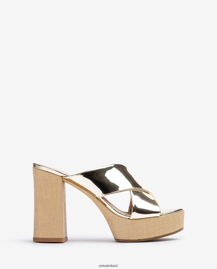 Graceful 80842D826 Women Unisa Wide cross-over strap sandal