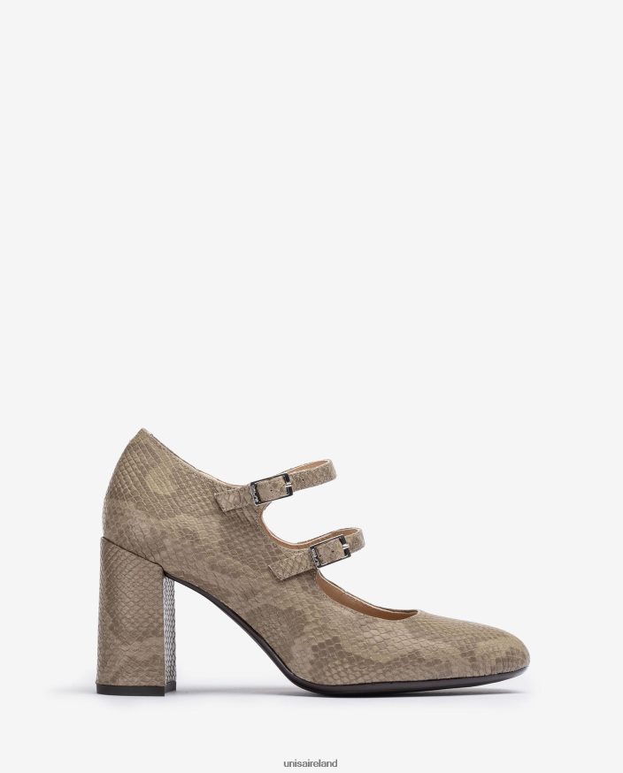 Graceful 80842D1306 Women Unisa Pump with a double buckle