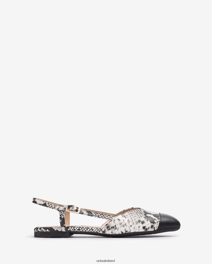 Graceful 80842D537 Women Unisa Two-tone flat sling back shoe