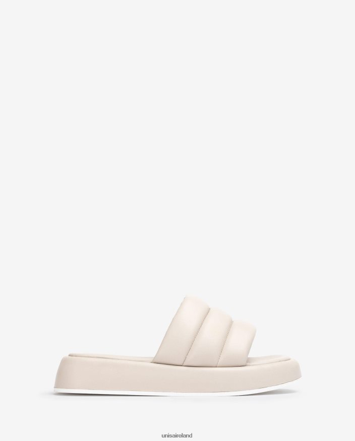 Brown 80842D105 Women Unisa Padded block sandal