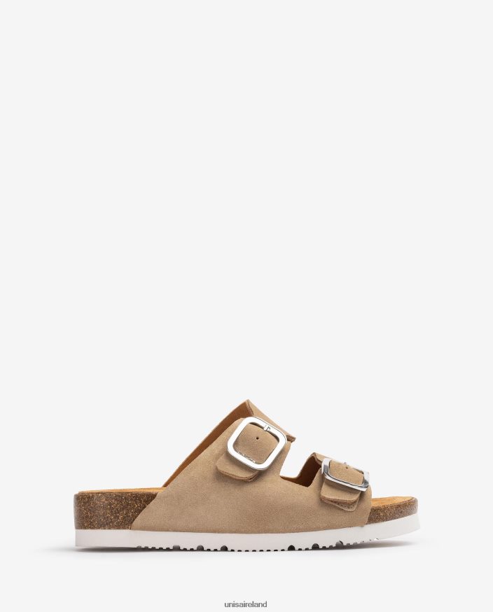 Graceful 80842D366 Women Unisa Flat double strap sandal