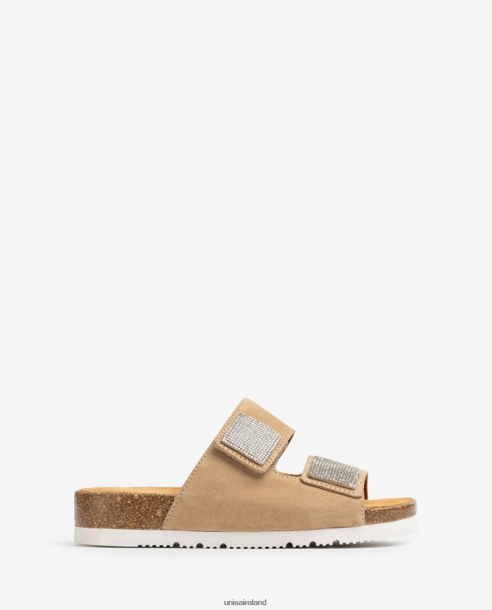 Graceful 80842D93 Women Unisa Flat sandal with a double strap